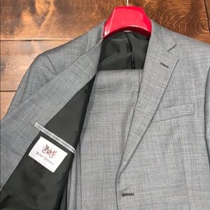 Grey Birdseye Hickey Freeman Suit